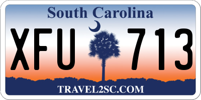 SC license plate XFU713