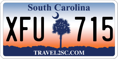SC license plate XFU715