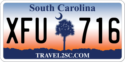 SC license plate XFU716