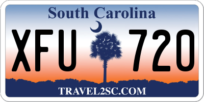 SC license plate XFU720