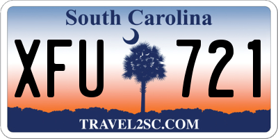 SC license plate XFU721