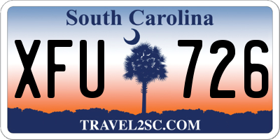 SC license plate XFU726