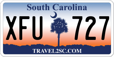 SC license plate XFU727