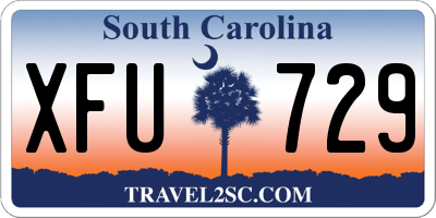 SC license plate XFU729