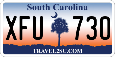 SC license plate XFU730