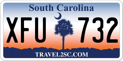SC license plate XFU732