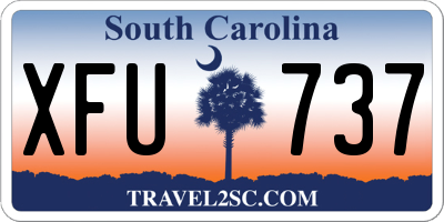 SC license plate XFU737