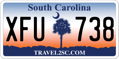 SC license plate XFU738