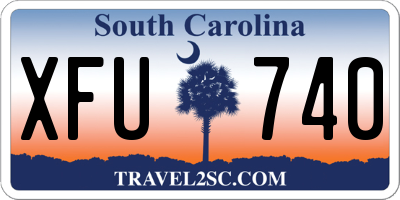 SC license plate XFU740