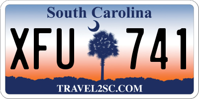 SC license plate XFU741