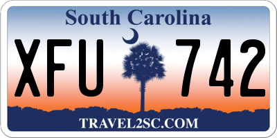SC license plate XFU742