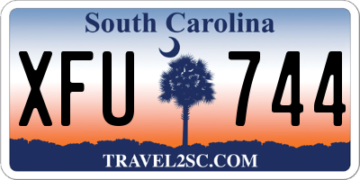 SC license plate XFU744