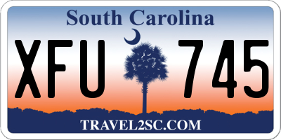 SC license plate XFU745