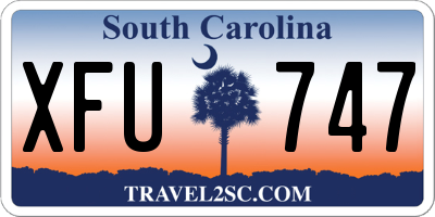 SC license plate XFU747