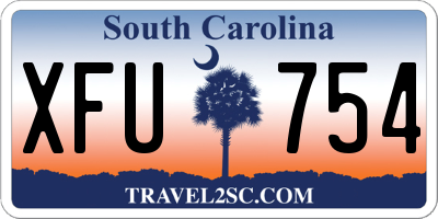 SC license plate XFU754