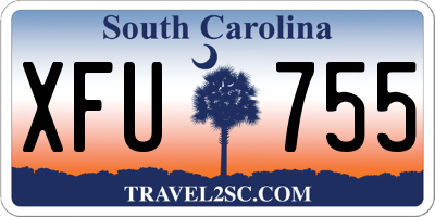 SC license plate XFU755