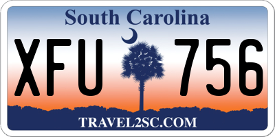 SC license plate XFU756