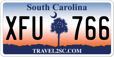SC license plate XFU766