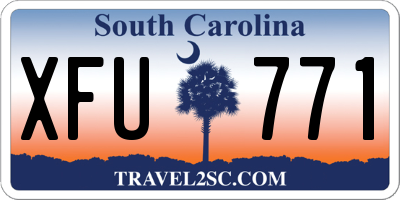 SC license plate XFU771