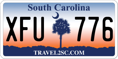 SC license plate XFU776