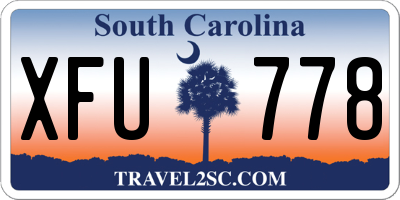 SC license plate XFU778