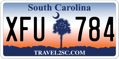 SC license plate XFU784