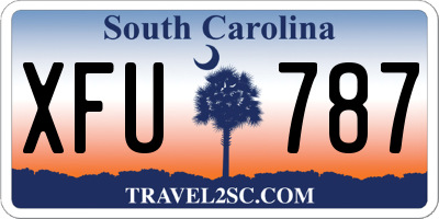 SC license plate XFU787