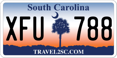 SC license plate XFU788