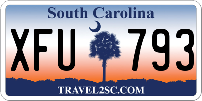 SC license plate XFU793