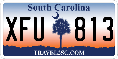 SC license plate XFU813
