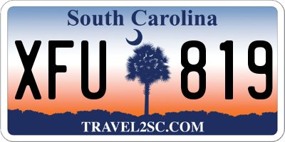 SC license plate XFU819