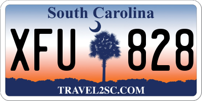 SC license plate XFU828