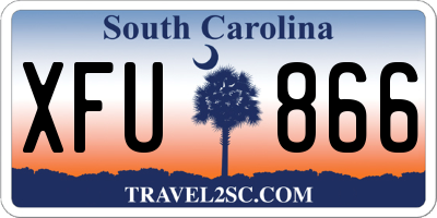 SC license plate XFU866