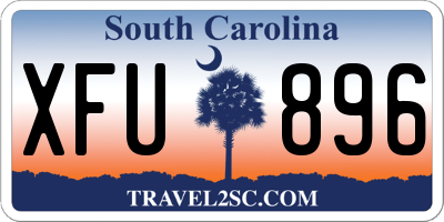 SC license plate XFU896