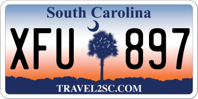 SC license plate XFU897