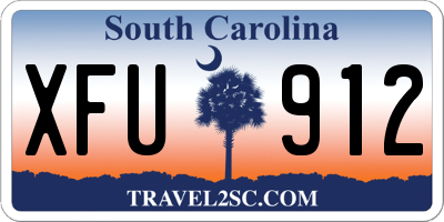 SC license plate XFU912