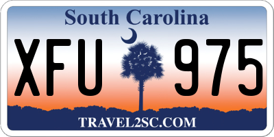 SC license plate XFU975