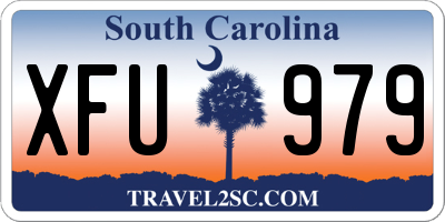 SC license plate XFU979