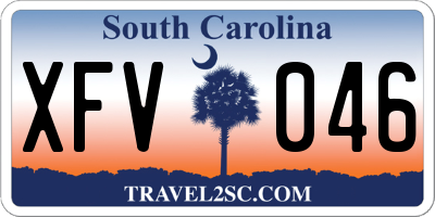 SC license plate XFV046