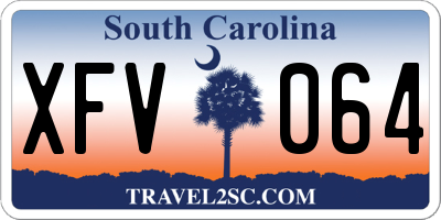 SC license plate XFV064