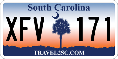 SC license plate XFV171