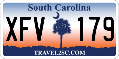SC license plate XFV179