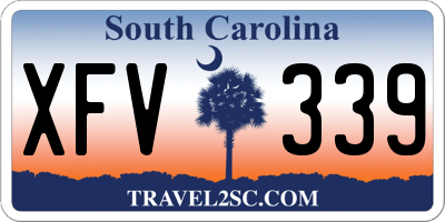 SC license plate XFV339