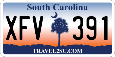 SC license plate XFV391
