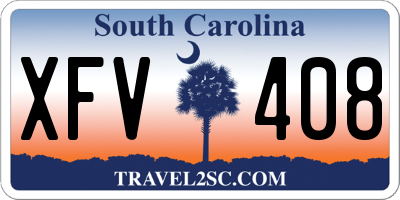 SC license plate XFV408