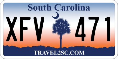 SC license plate XFV471