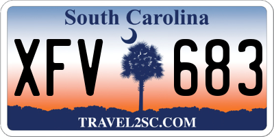 SC license plate XFV683
