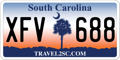 SC license plate XFV688