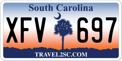 SC license plate XFV697