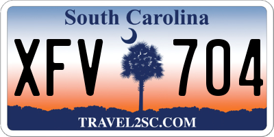 SC license plate XFV704